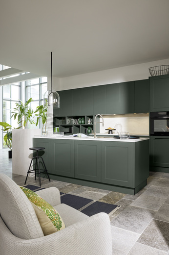 Kuchyňa Nolte - Frame Lack Black Green softmatt 3.jpg